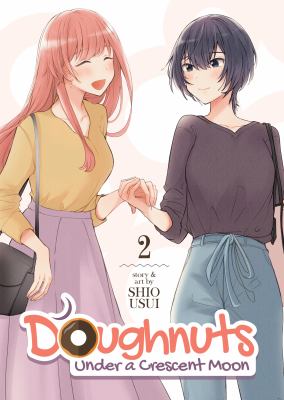 Doughnuts under a crescent moon by Shio Usui,