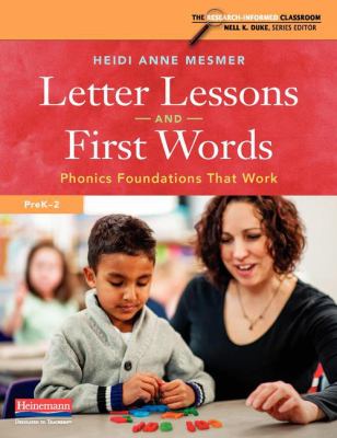 Letter lessons and first words by Heidi Anne E. Mesmer