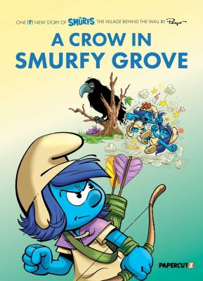 A crow in Smurfy Grove by Peyo,