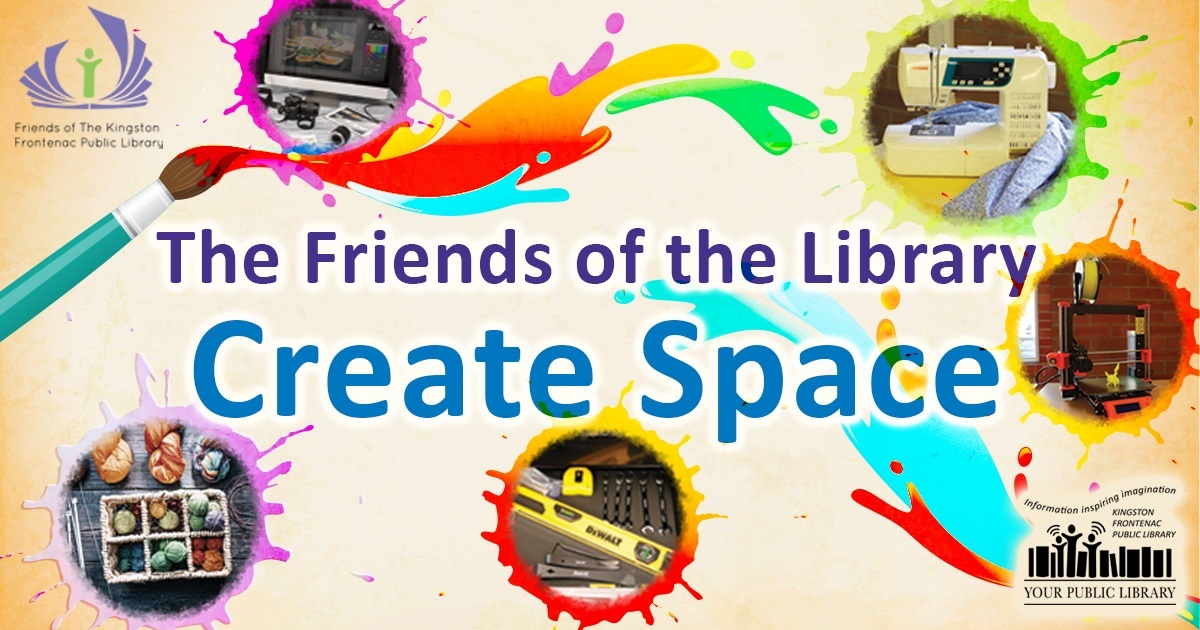 The Friends of the Library Create Space