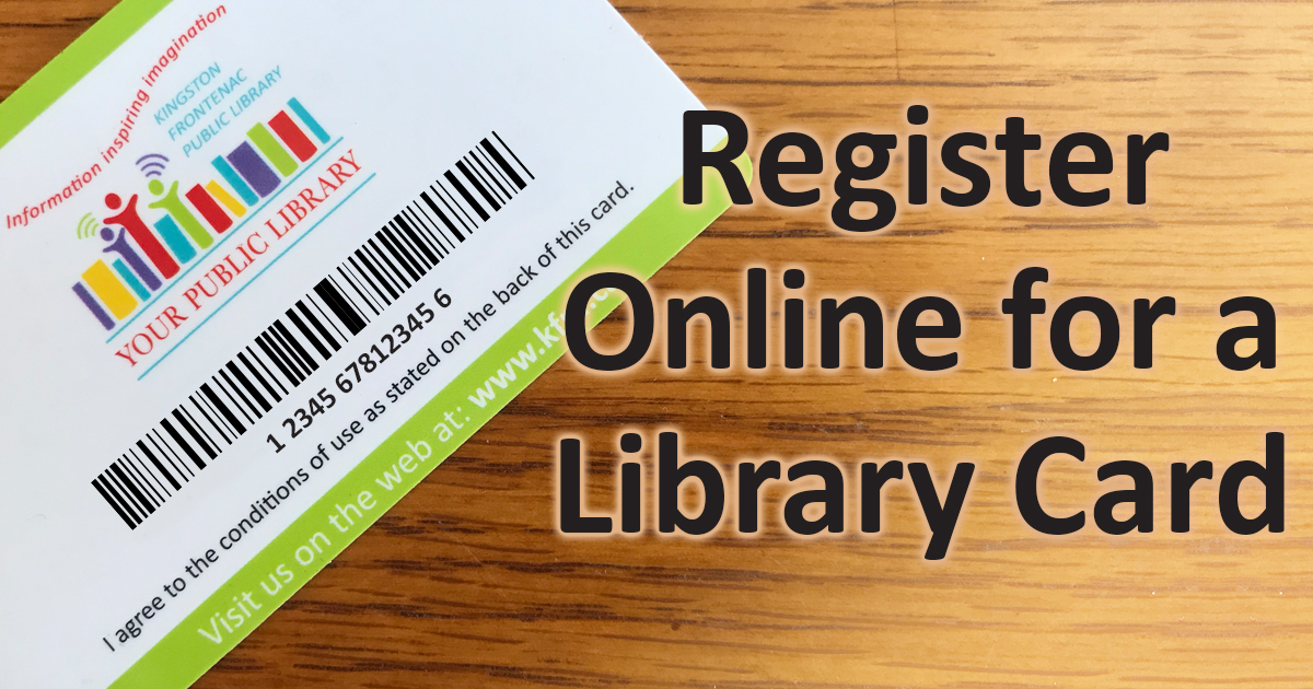 Register Online for a Library Card