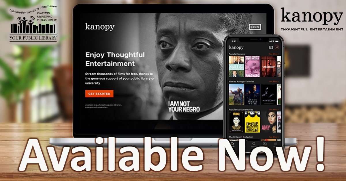 Available now. Kanopy. Enjoy thoughtful entertainment. Image from movie.
