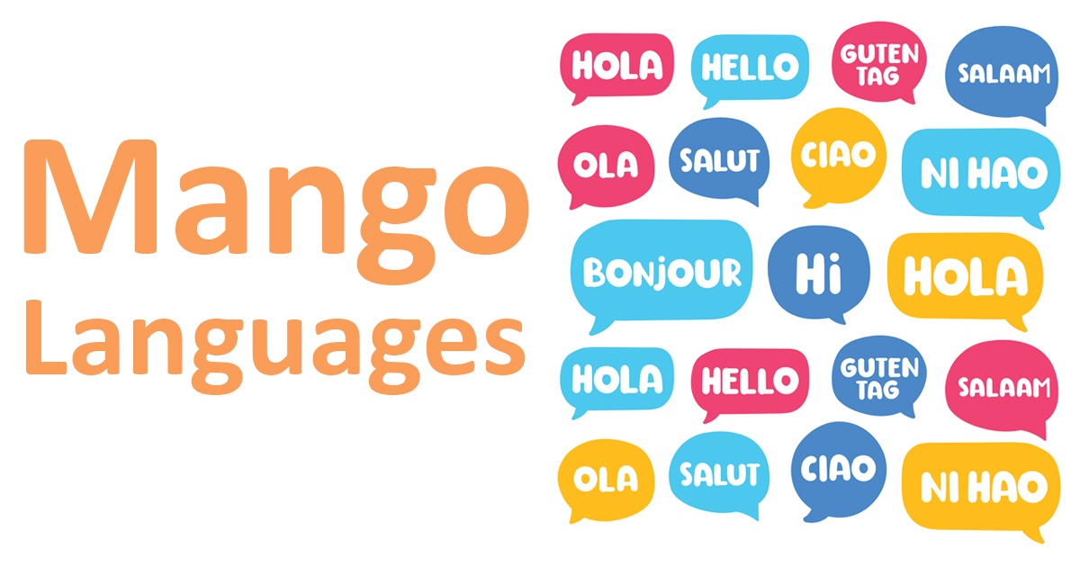 Mango languages. Words for hello in several languages.