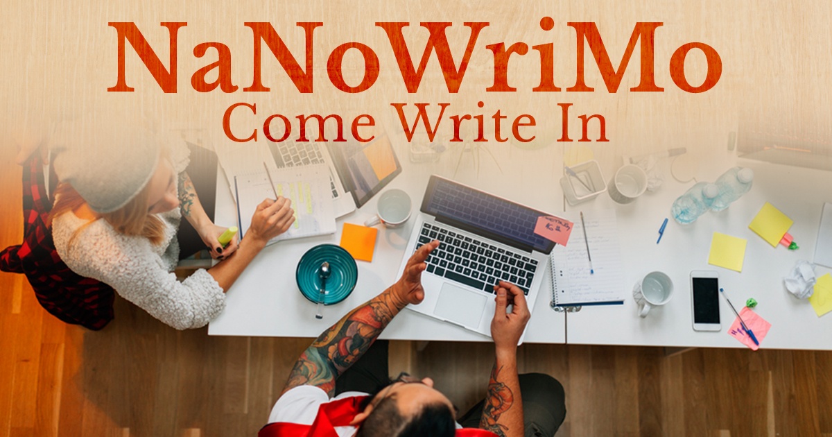 NaNoWriMo Come Write In