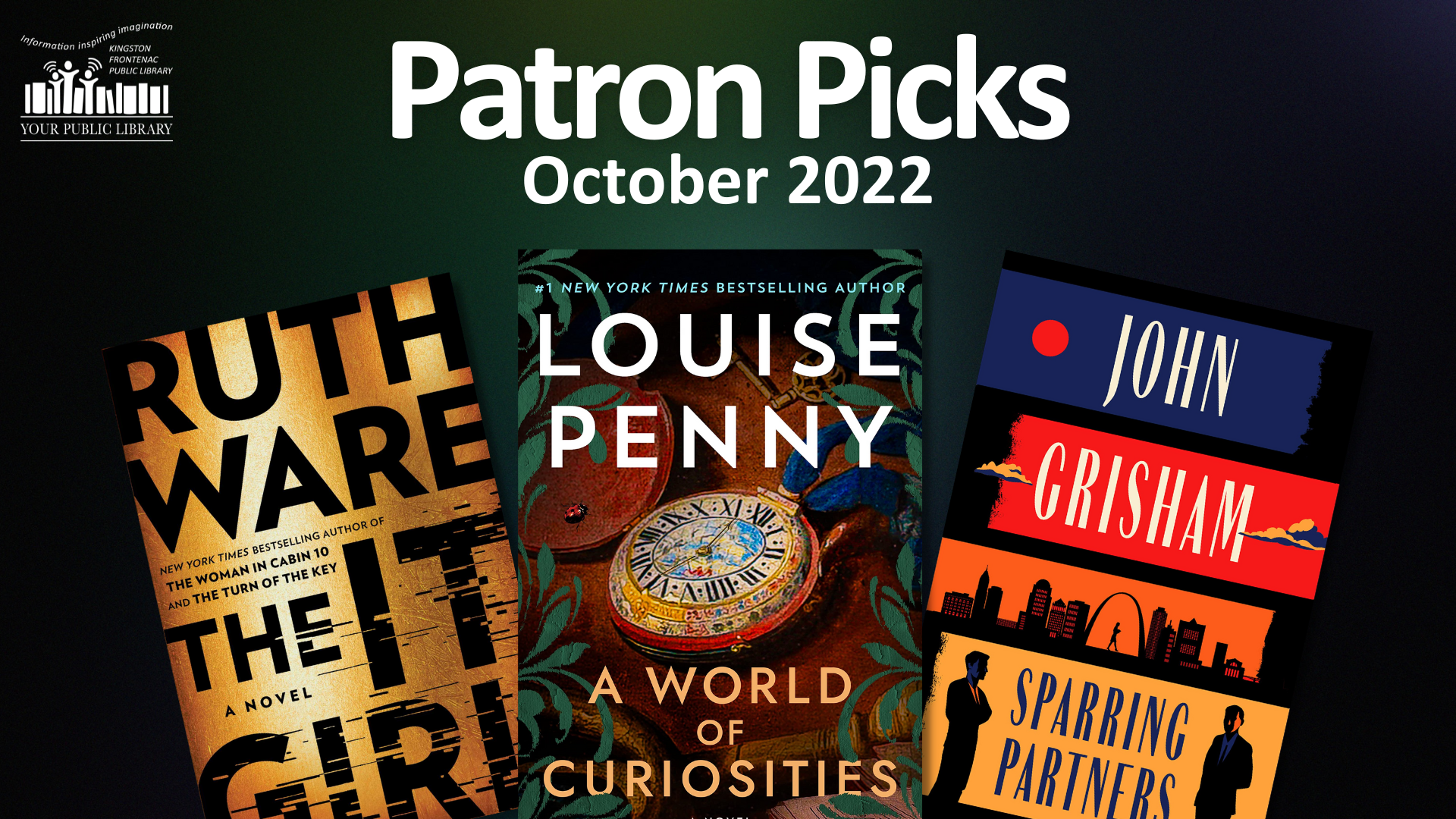 Patron Picks: October 2022 with The It Girl, A World of Curiosities and Sparring Partners. 