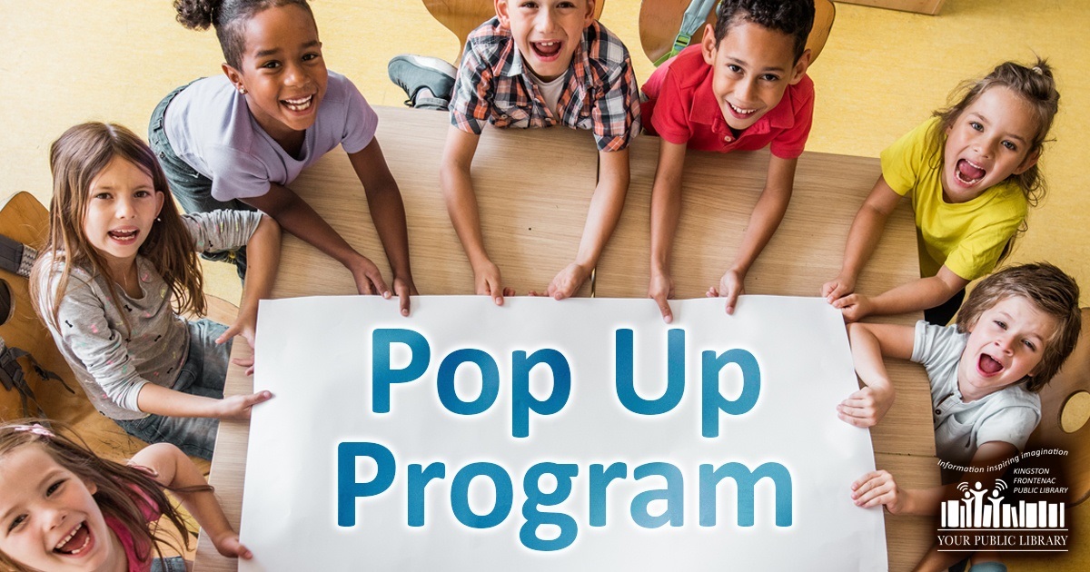 Pop Up Program image of happy children