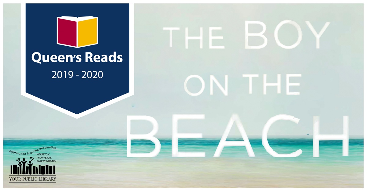 Queen's Reads 2019-2020. The Boy on the Beach.