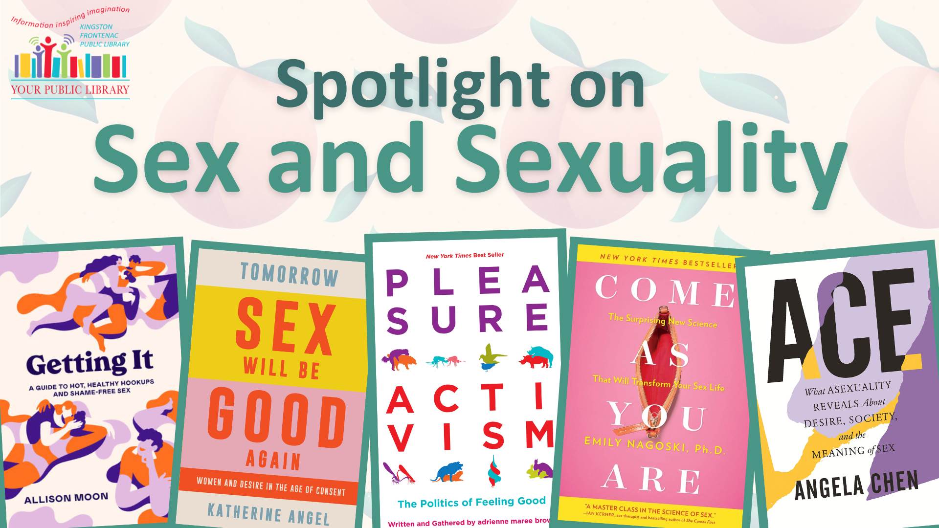 May We Suggest Spotlight on sex and sexuality Kingston Frontenac Public Library