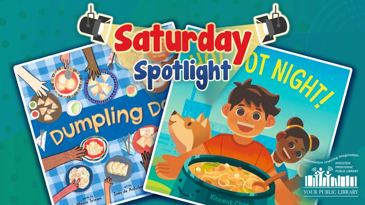 Two books with text reading Saturday Spotlight.