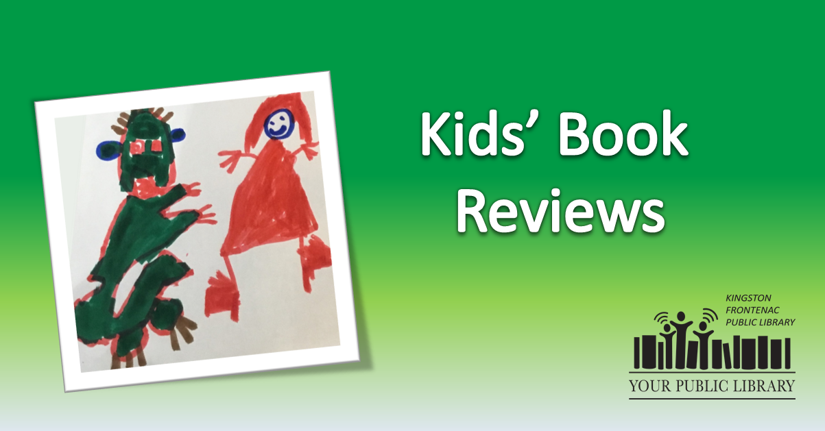 Kids' book reviews. Image of crocodile and a princess