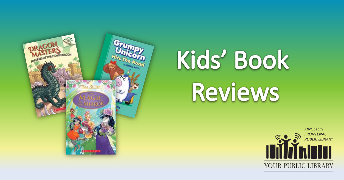 Kids' book reviews. Image of book covers